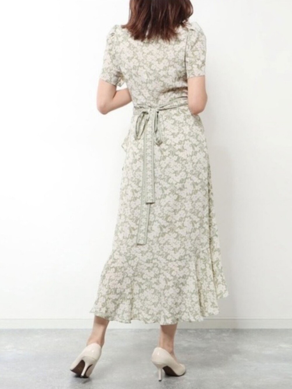 Max Studio Floral Wrap Ruffle - Picture 7 of 10